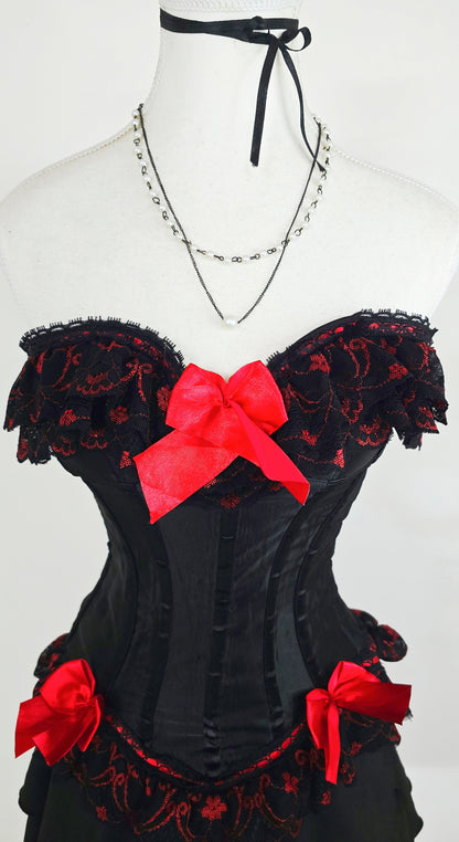 The Scarlet Ribbon Vampire Corset(Size - S,M)
