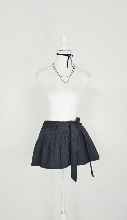 The Melancholy Pleated Mini Skirt(Size - S,M)