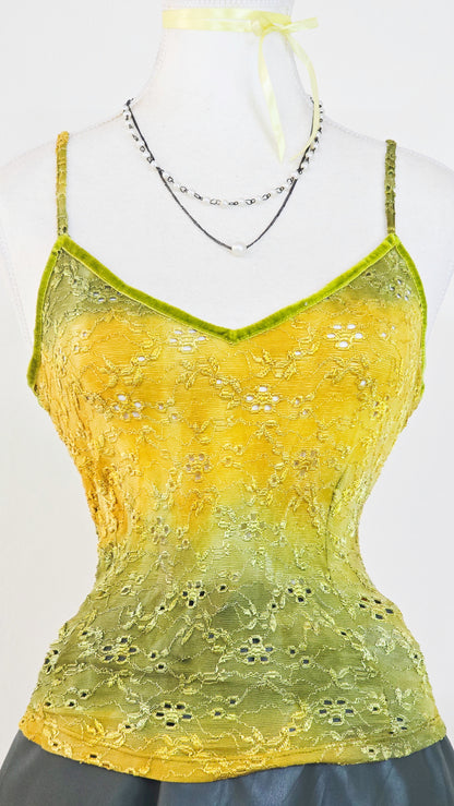 The Moss &amp; Marigold Ombré Lace Cami(Size - XS)
